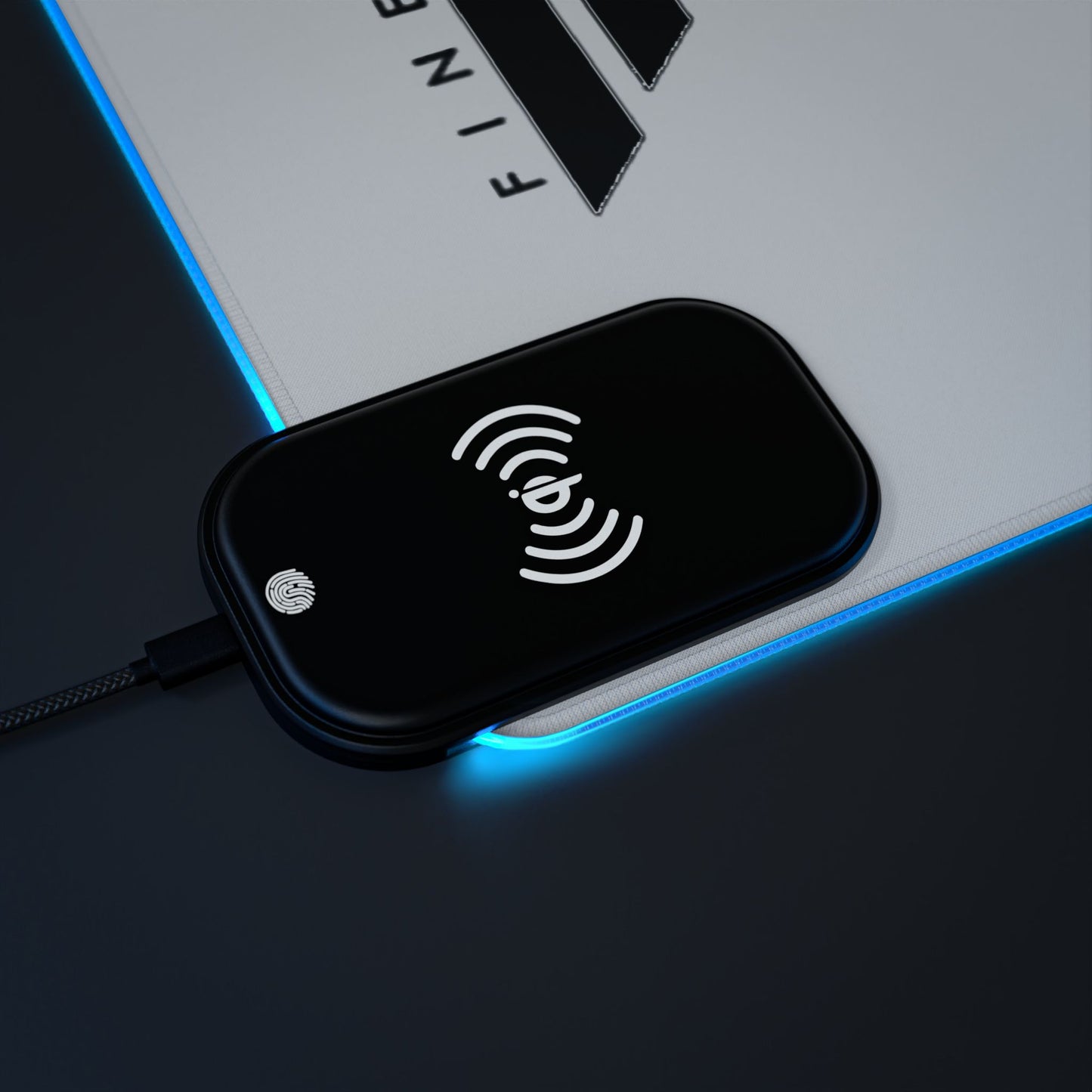FGE LED Gaming Mouse Pad with Wireless Charging, Ergonomic Desk Accessory for Gamers, RGB Light-up Mousepad, Office Gift for Tech Lovers, [...]