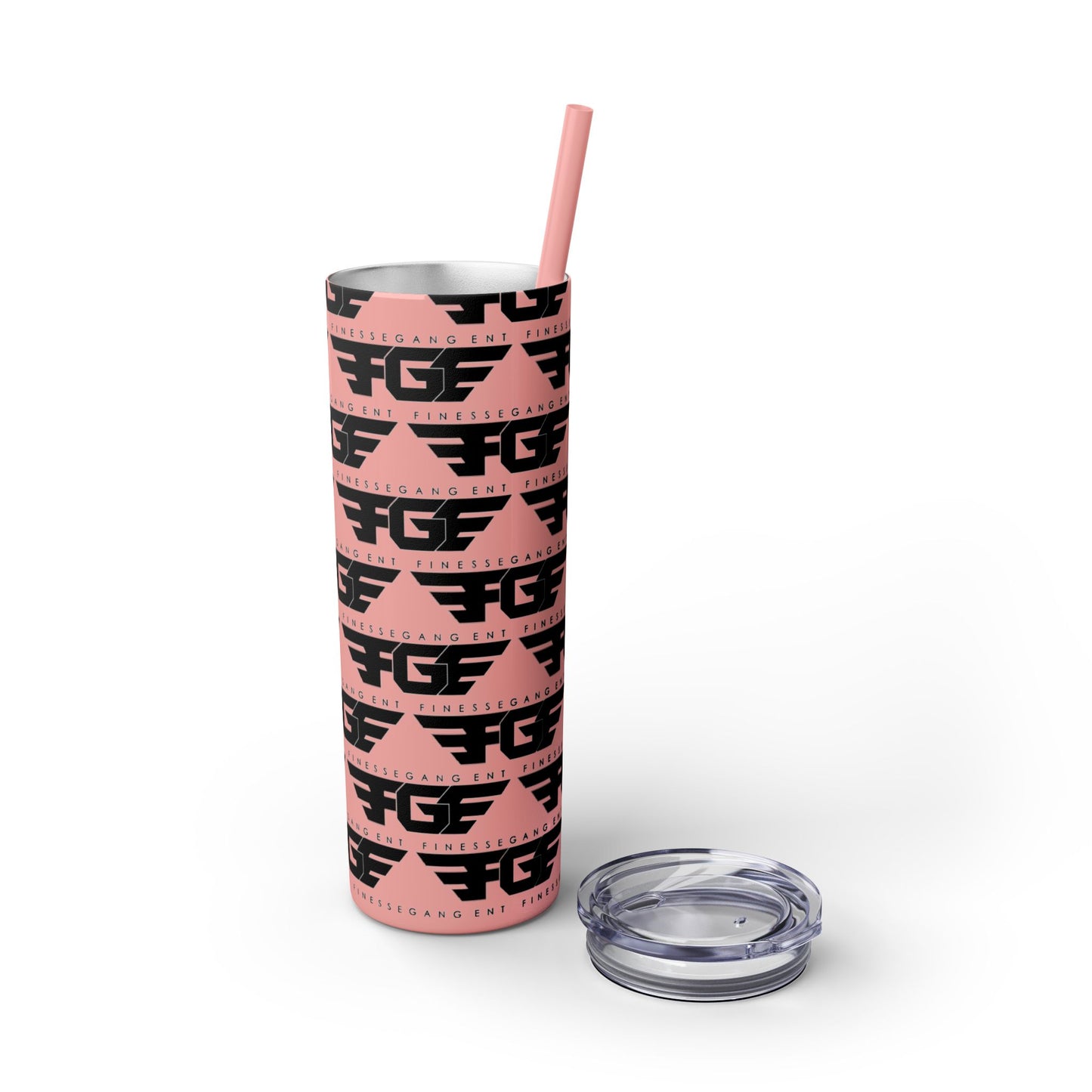 Stylish FGE Skinny Tumbler with Straw, 20oz - Perfect for Adventurers, Great Gift for Coffee Lovers, Modern Drinkware for Home, On-the-Go [...]