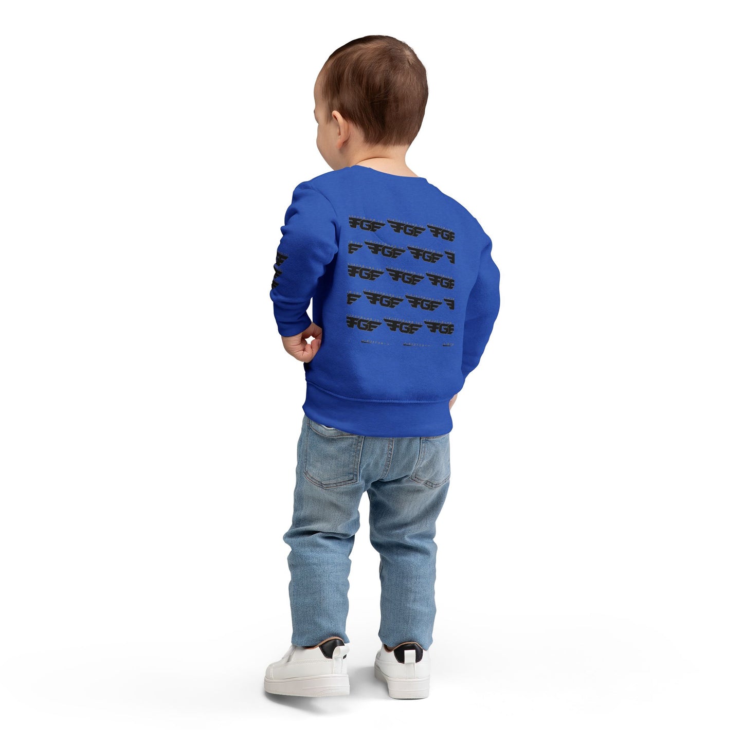 Trendy FGE Toddler Sweatshirt with Graphic Design