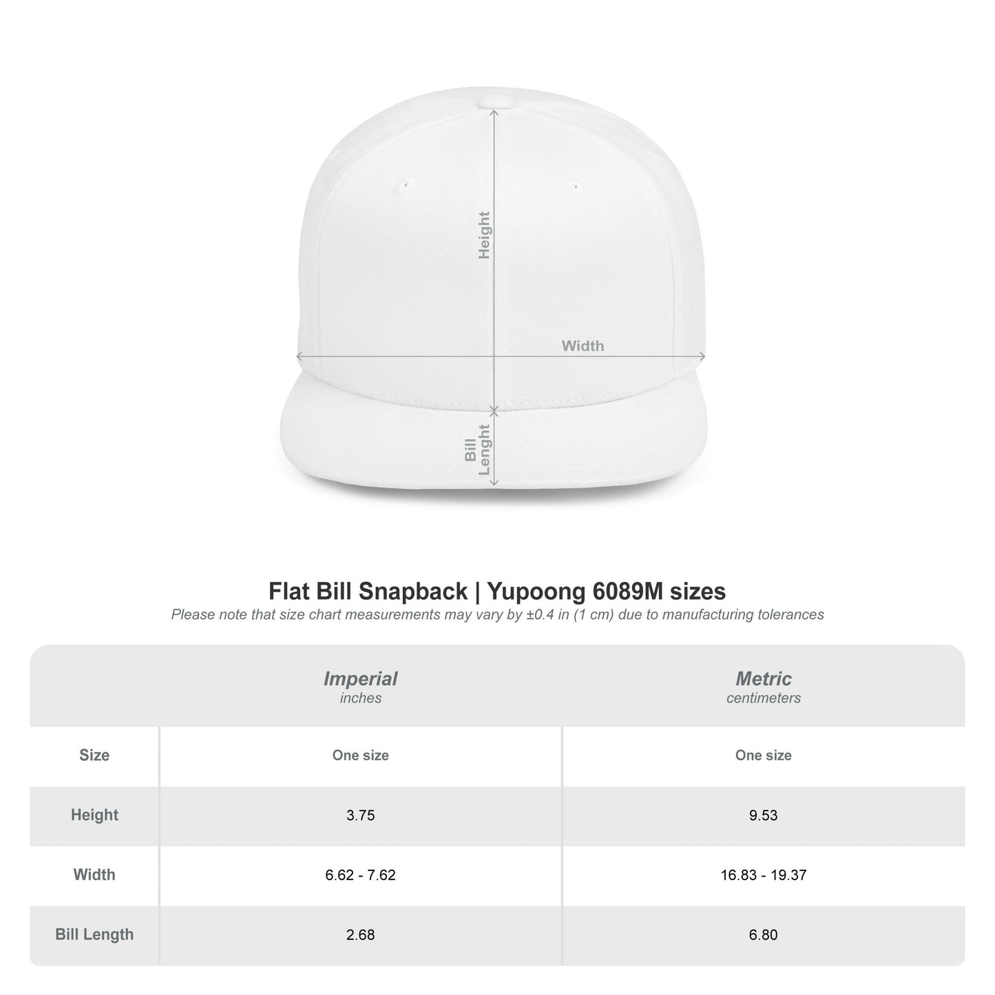 FGE Flat Bill Snapback