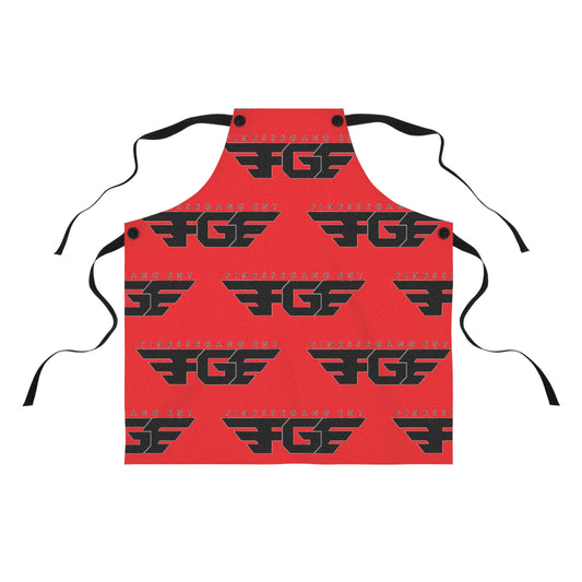 RED FGE Apron — Firebrand Logo Chef Apron (Red)