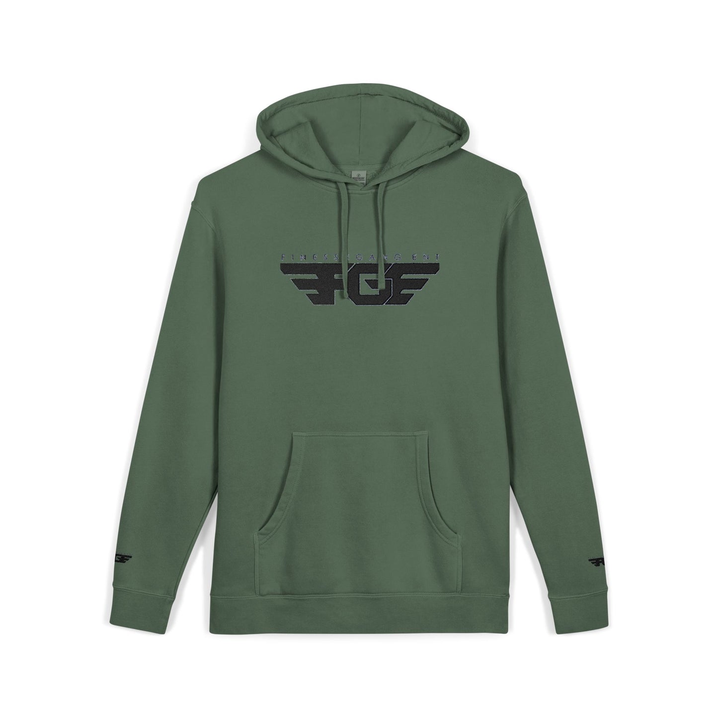 FGE Embroidered Unisex Pigment-Dyed Hoodie - Fall Vibes Apparel