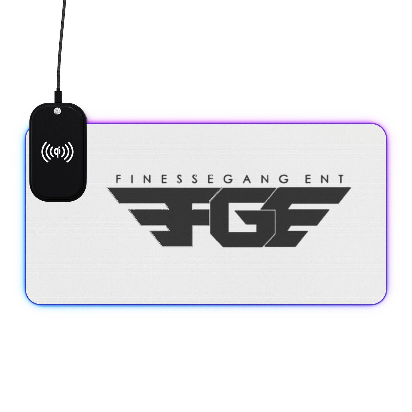 FGE LED Gaming Mouse Pad with Wireless Charging, Ergonomic Desk Accessory for Gamers, RGB Light-up Mousepad, Office Gift for Tech Lovers, [...]