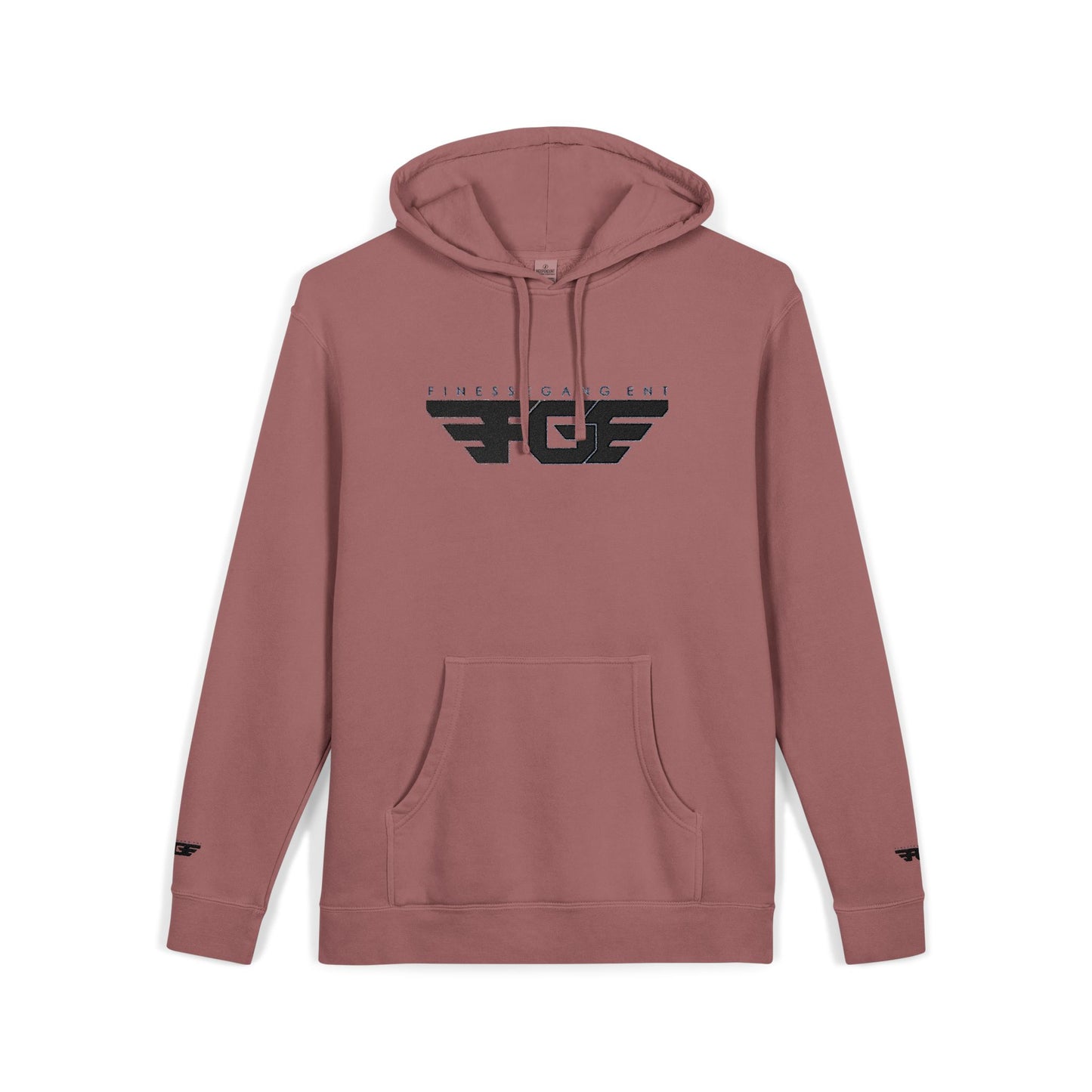FGE Embroidered Unisex Pigment-Dyed Hoodie - Fall Vibes Apparel
