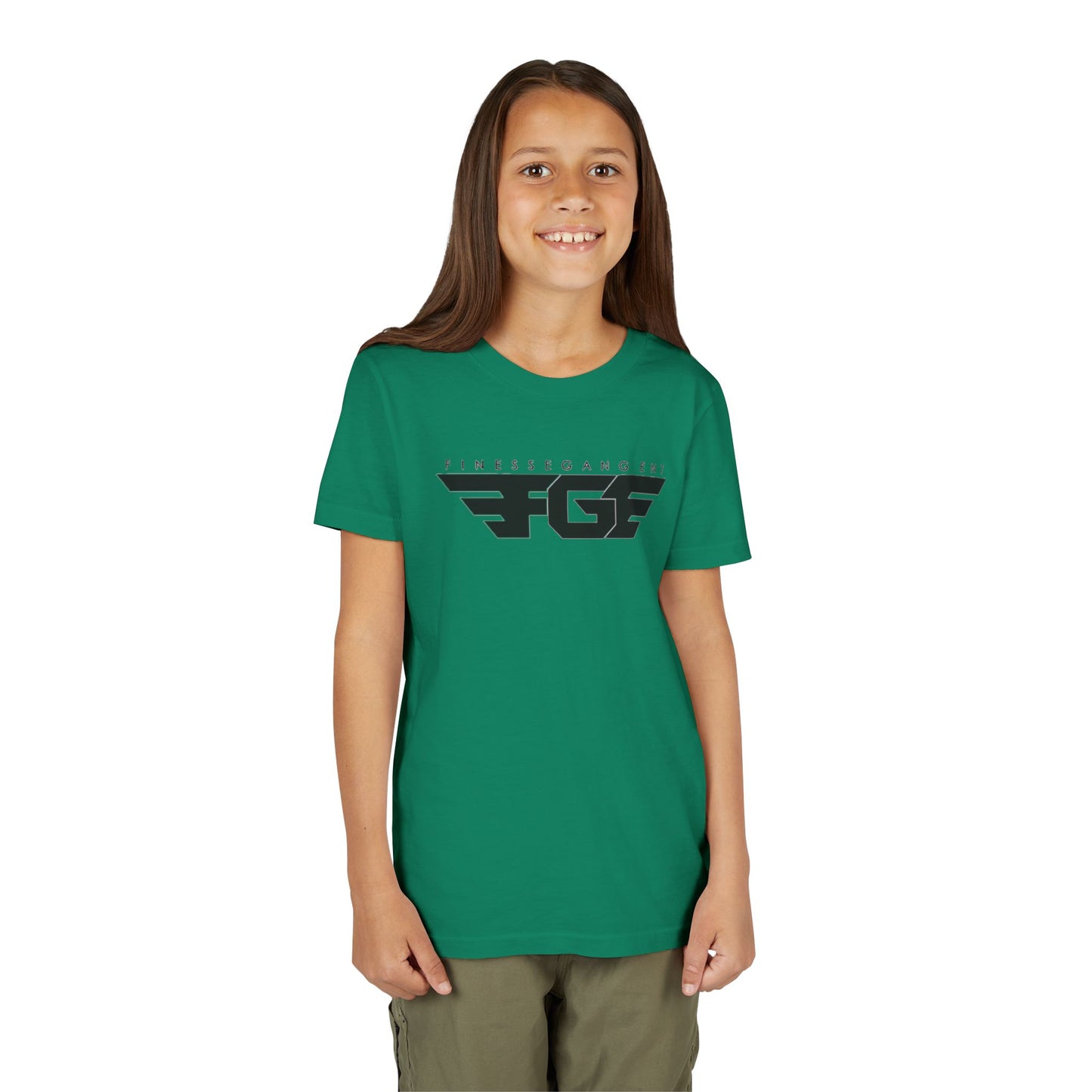 FGE Youth Tee — FitnessGang FGF Logo Graphic Tee
