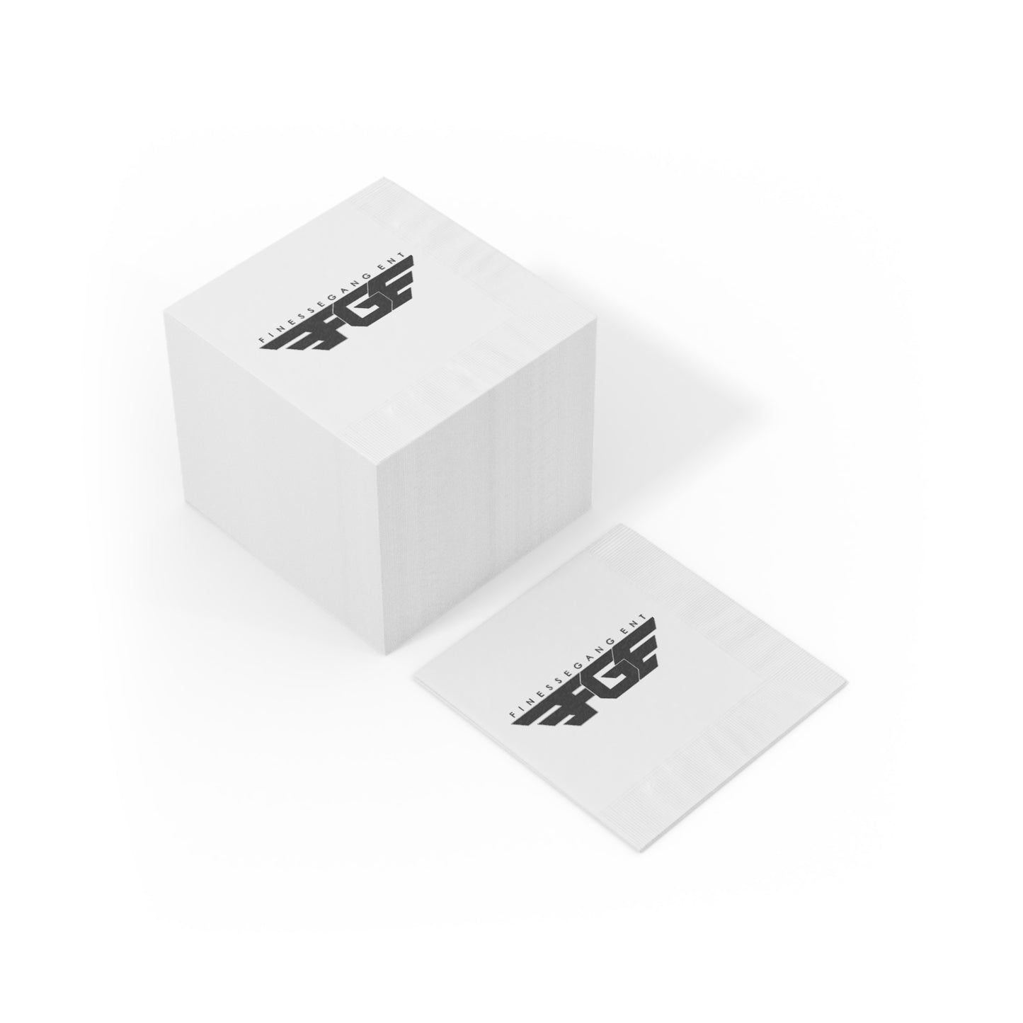 Custom FGE Logo Coined Napkins for Celebrations