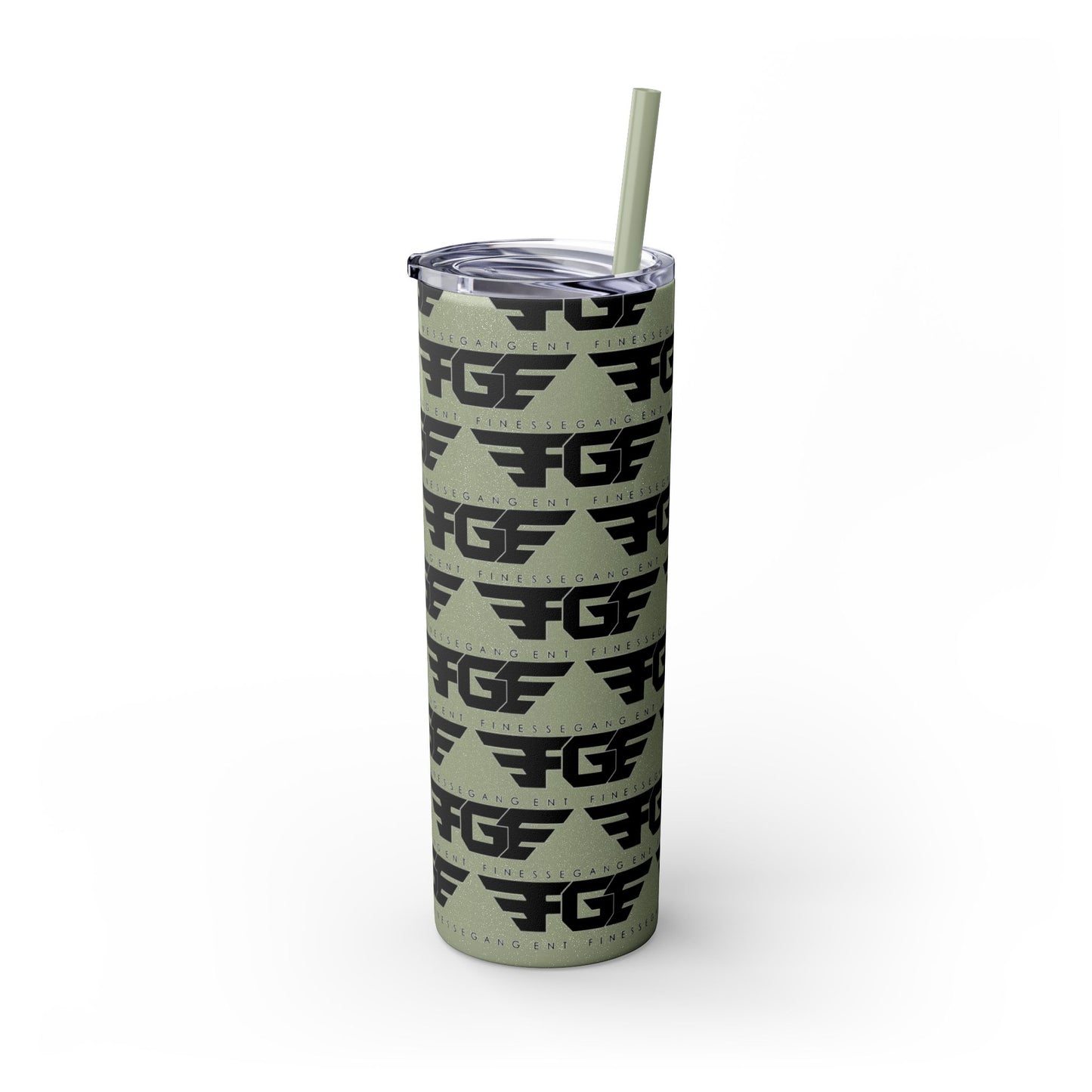 Stylish FGE Skinny Tumbler with Straw, 20oz - Perfect for Adventurers, Great Gift for Coffee Lovers, Modern Drinkware for Home, On-the-Go [...]