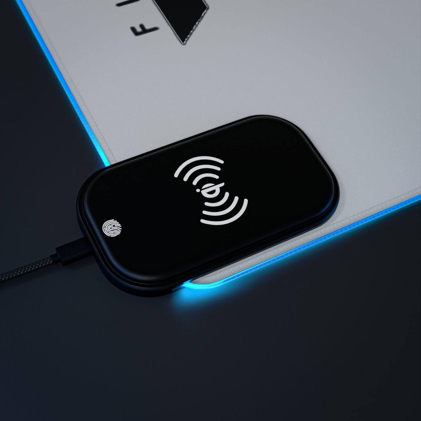 FGE LED Gaming Mouse Pad with Wireless Charging, Ergonomic Desk Accessory for Gamers, RGB Light-up Mousepad, Office Gift for Tech Lovers, [...]
