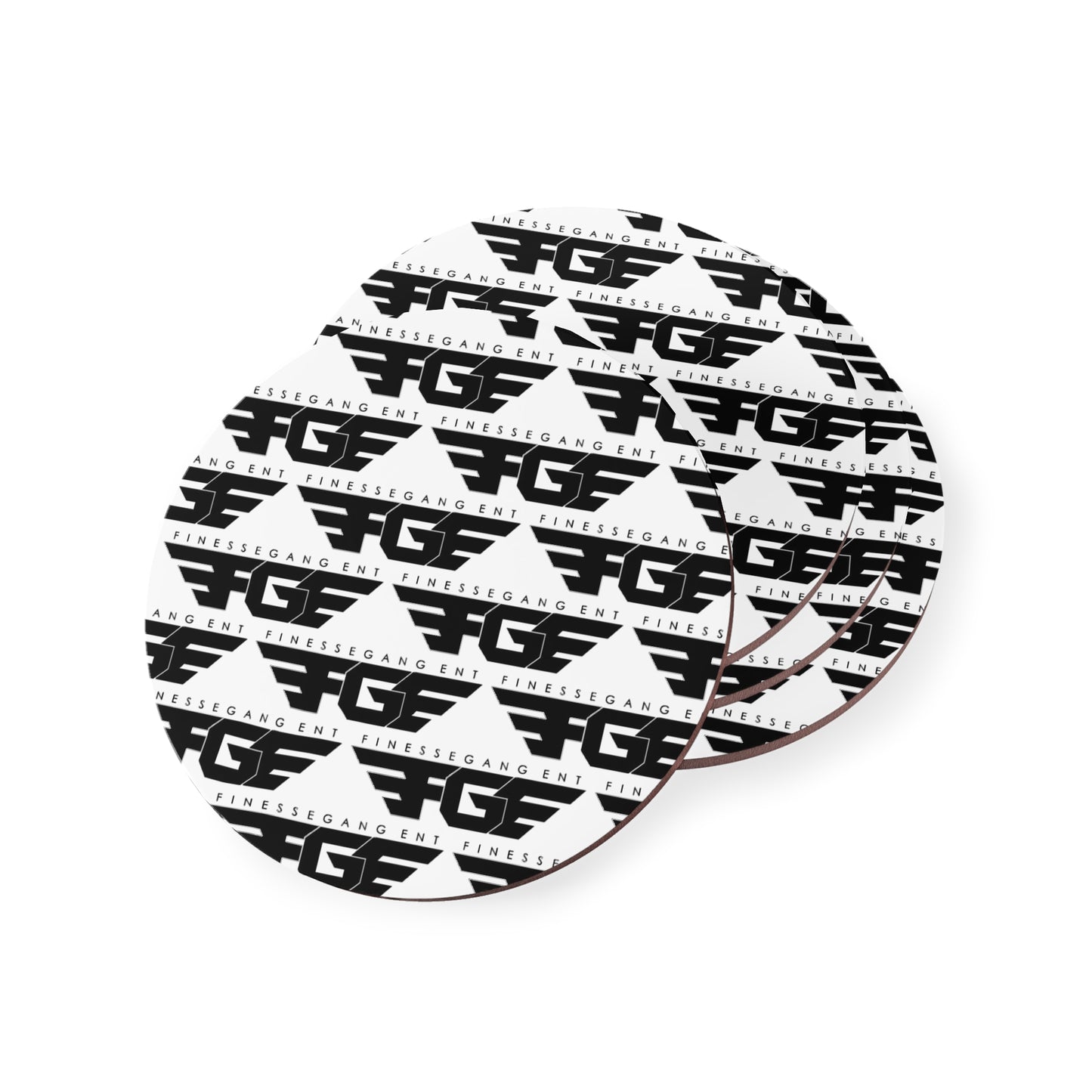 Stylish FGE Coasters, Modern Home Decor, Perfect for Drinks, Unique Gift, Kitchen Accessories, Retro Design