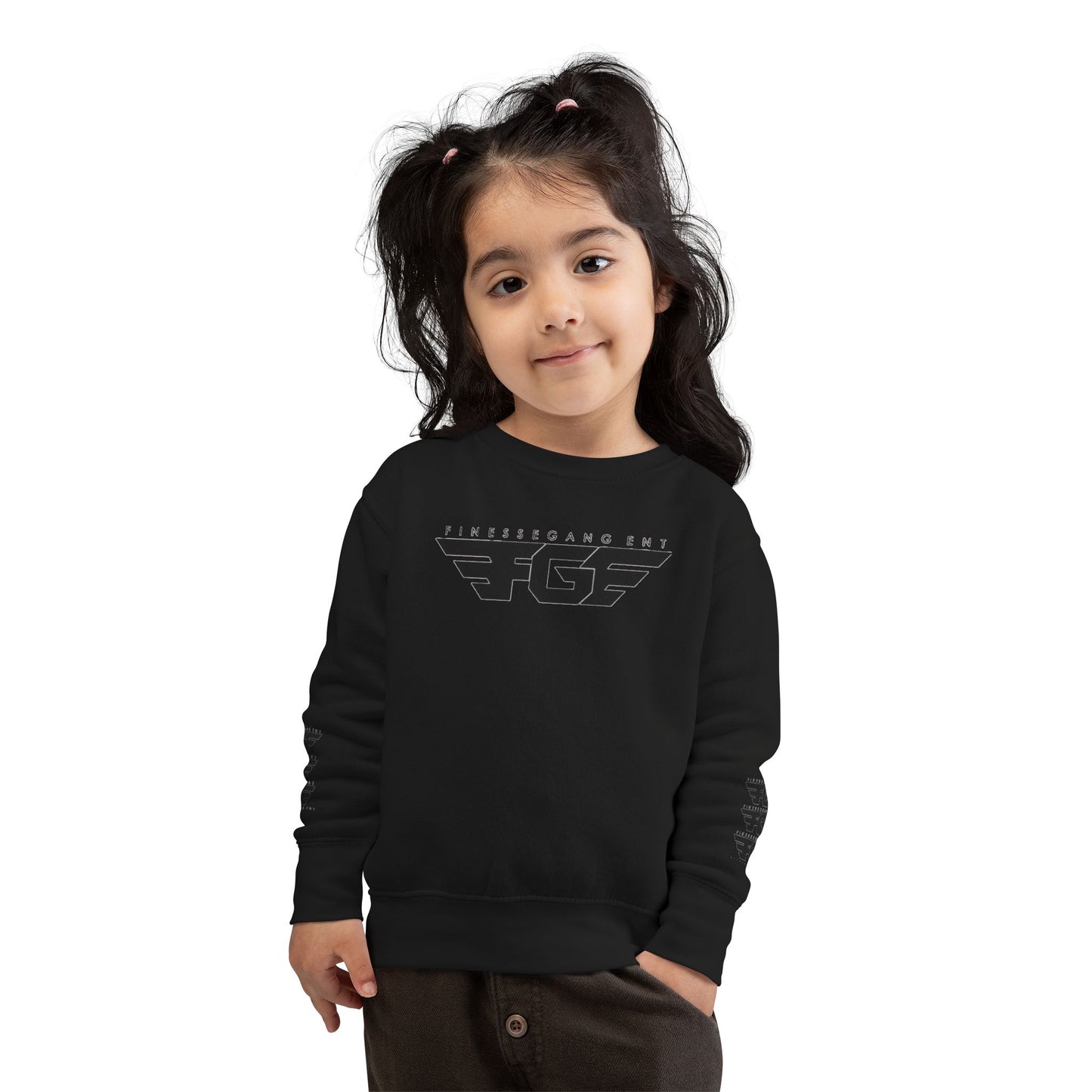 Trendy FGE Toddler Sweatshirt with Graphic Design