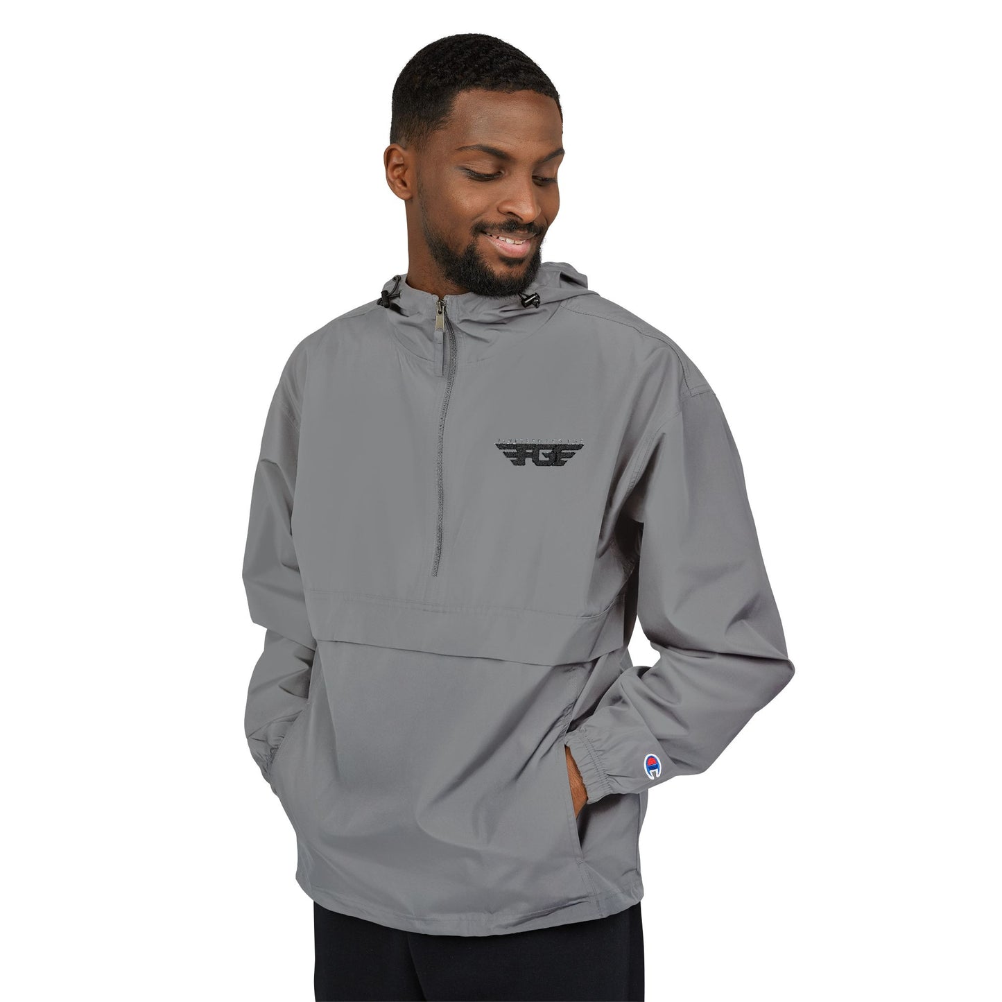 FGE Champion Unisex Packable Anorak Jacket | Lightweight Raincoat, Casual Outdoor Apparel, Travel Windbreaker, Perfect for Festivals, [...]