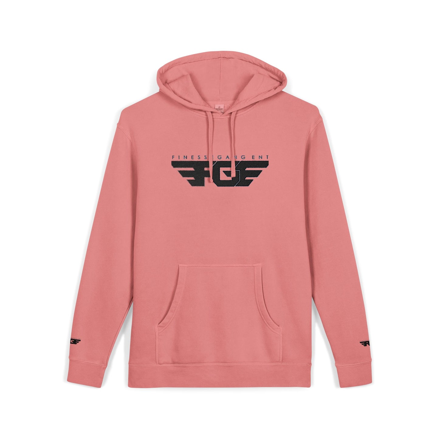 FGE Embroidered Unisex Pigment-Dyed Hoodie - Fall Vibes Apparel