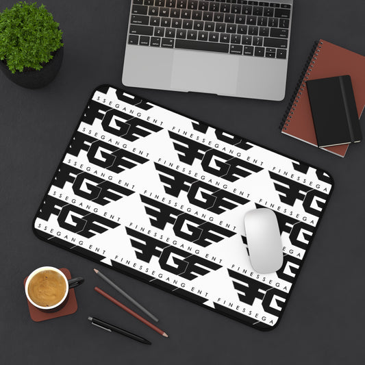 Stylish Desk Mat with Finesse Gang Logo, Office Decor, Gaming Mouse Pad, Desk Accessories, Modern Home Office, Unique Gift