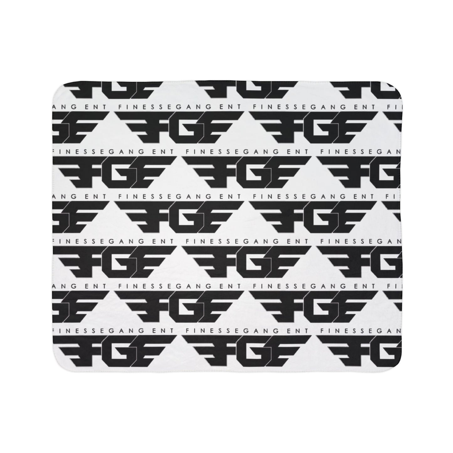 FGE Bold Fleece Sherpa Blanket for Cozy Nights, Great for Home Decor, Gifts, Camping, and Sports Events, Fine Style