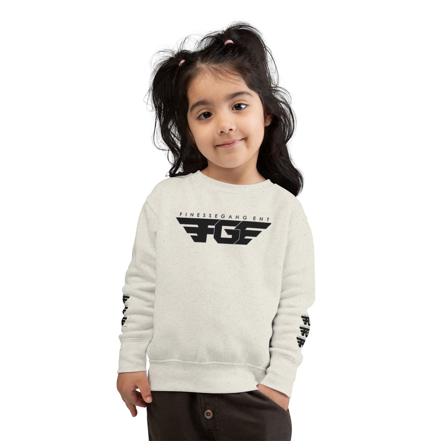 Trendy FGE Toddler Sweatshirt with Graphic Design