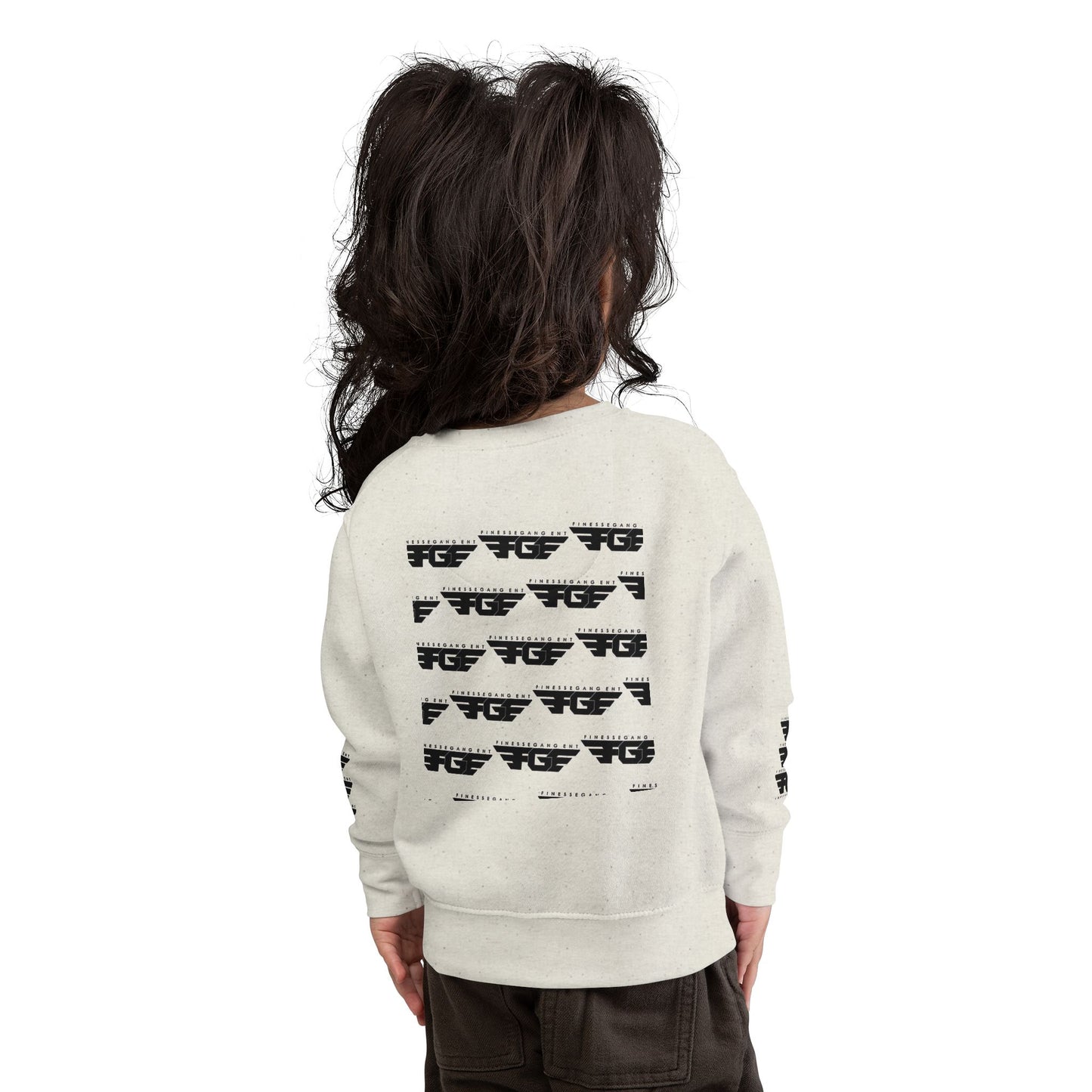 Trendy FGE Toddler Sweatshirt with Graphic Design