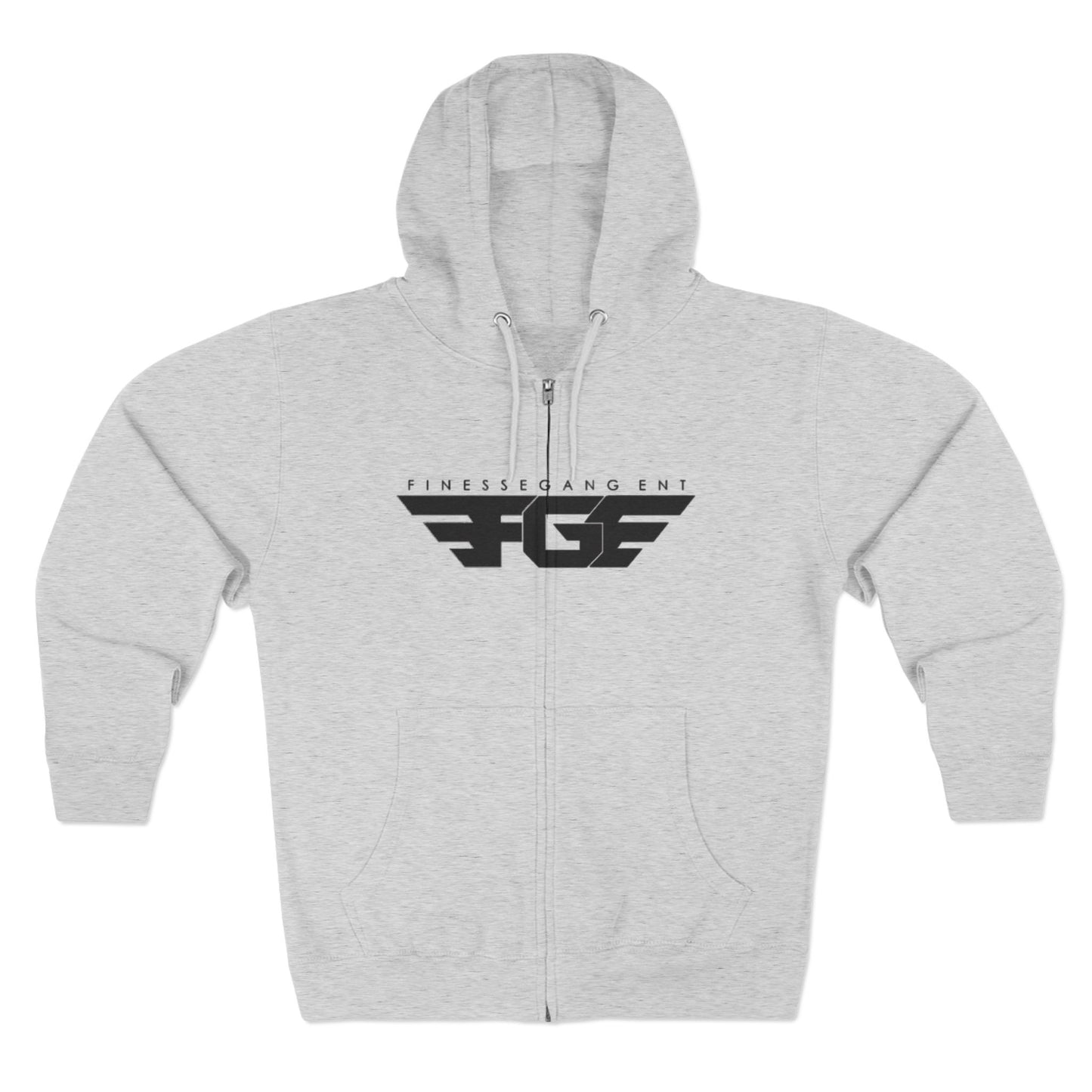 FGE Stylish Zip Hoodie for Fitness Enthusiasts, Casual Wear, Gym Apparel, Gift for Athletes, Trendy Outerwear