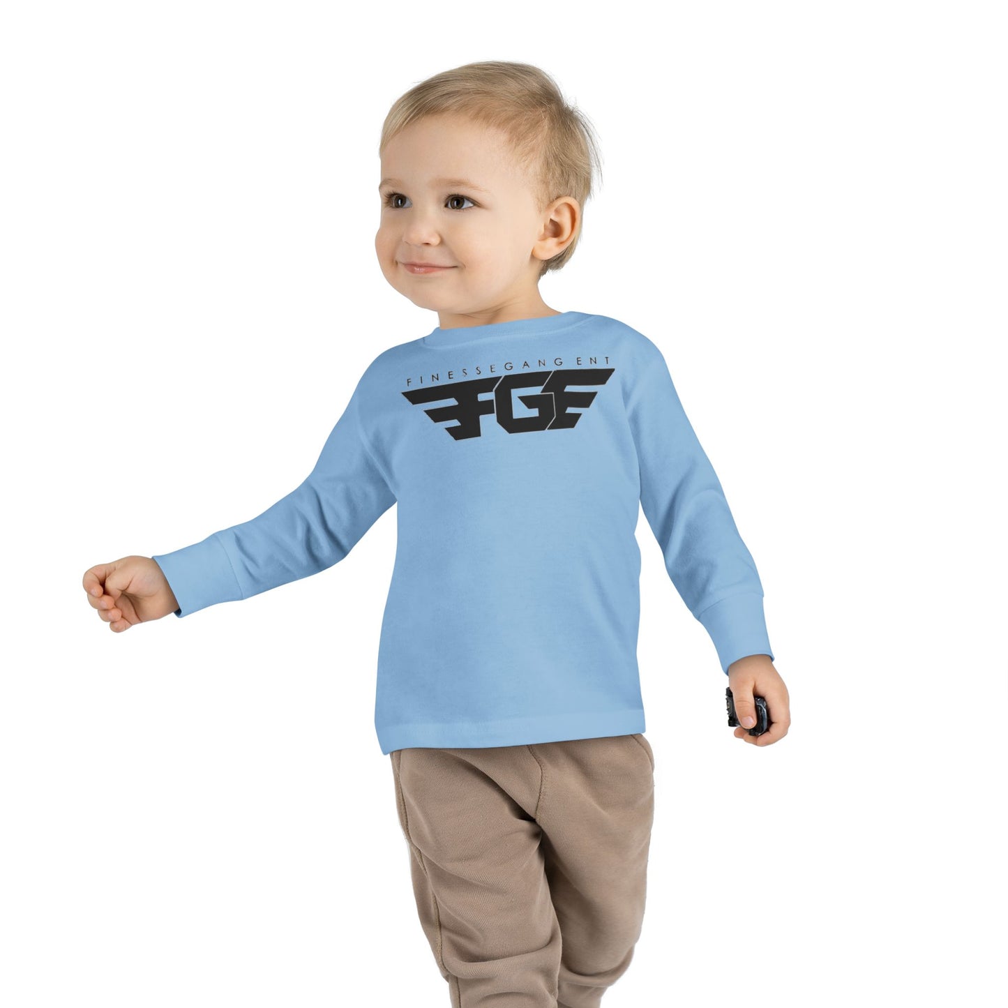 Toddler FGE Long Sleeve Tee - Stylish Wings Design for Little Flyers