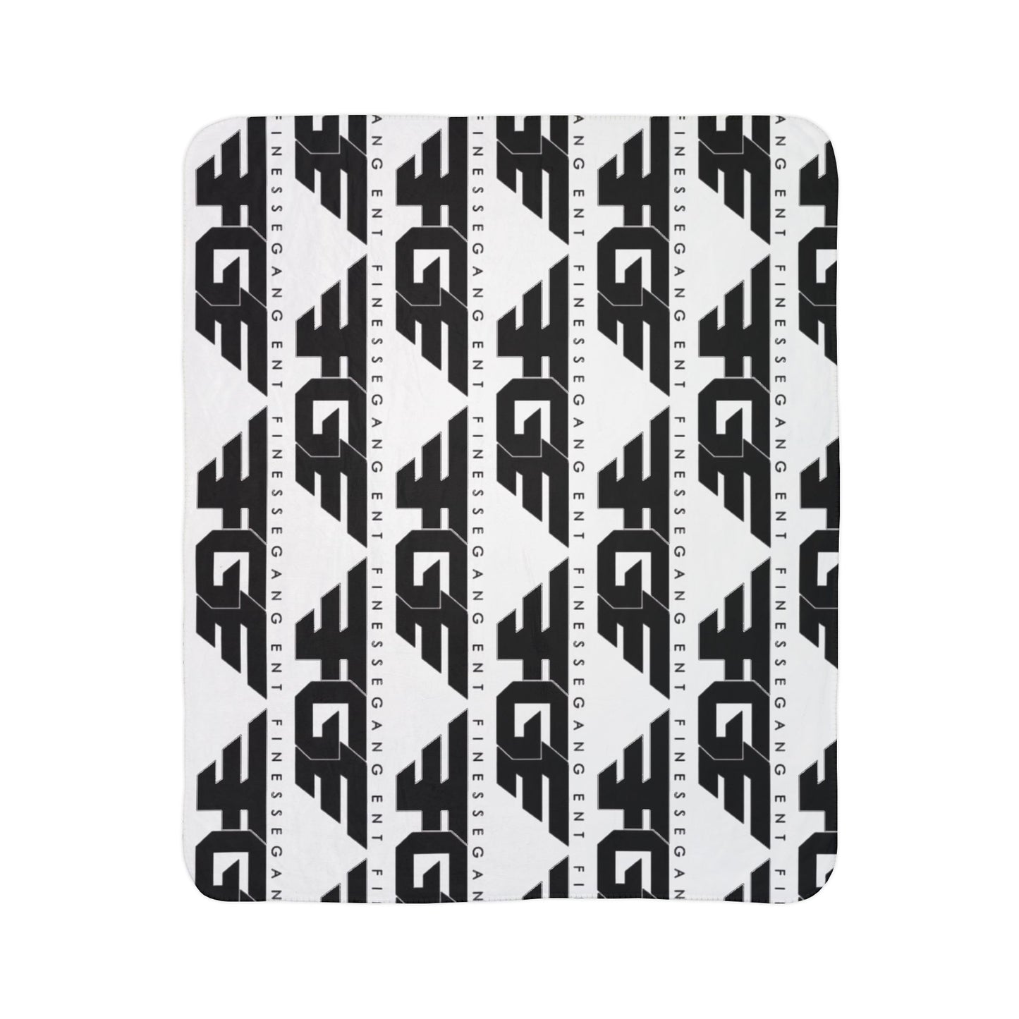 FGE Bold Fleece Sherpa Blanket for Cozy Nights, Great for Home Decor, Gifts, Camping, and Sports Events, Fine Style