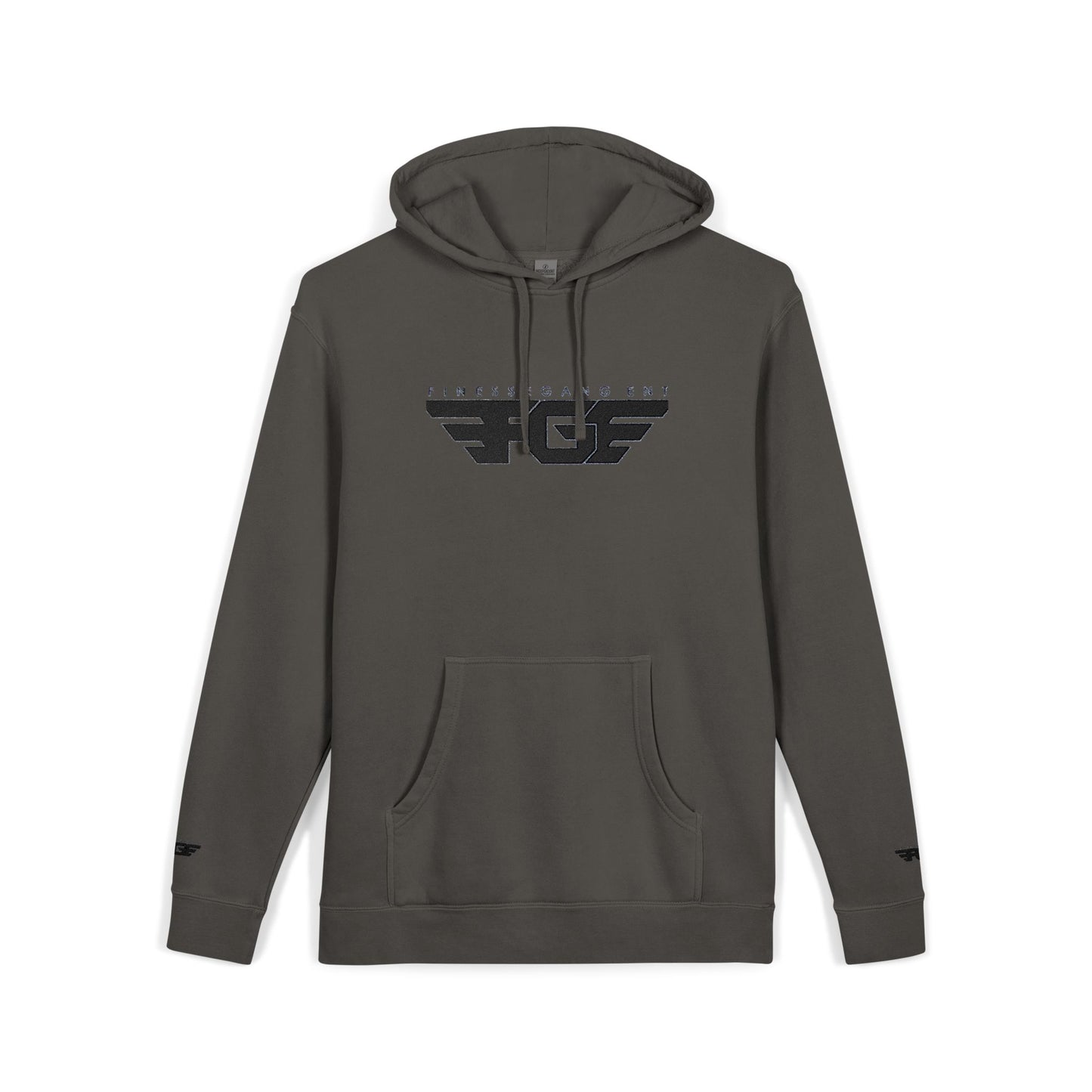 FGE Embroidered Unisex Pigment-Dyed Hoodie - Fall Vibes Apparel
