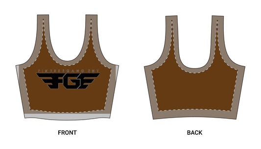 Brown FGE — Women’s Athletic Crop Top