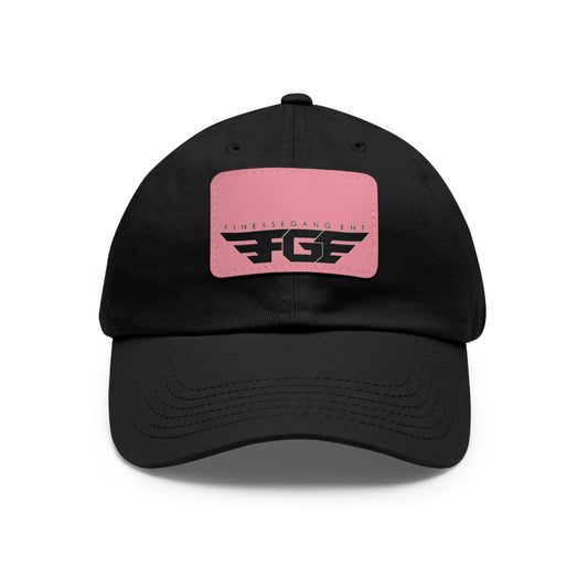 FGE Custom Leather Patch Dad Hat, Casual Cap, Stylish Dad Hat, Outdoor Hat, Perfect Gift for Dads, Father's Day Gift, Adjustable Cap