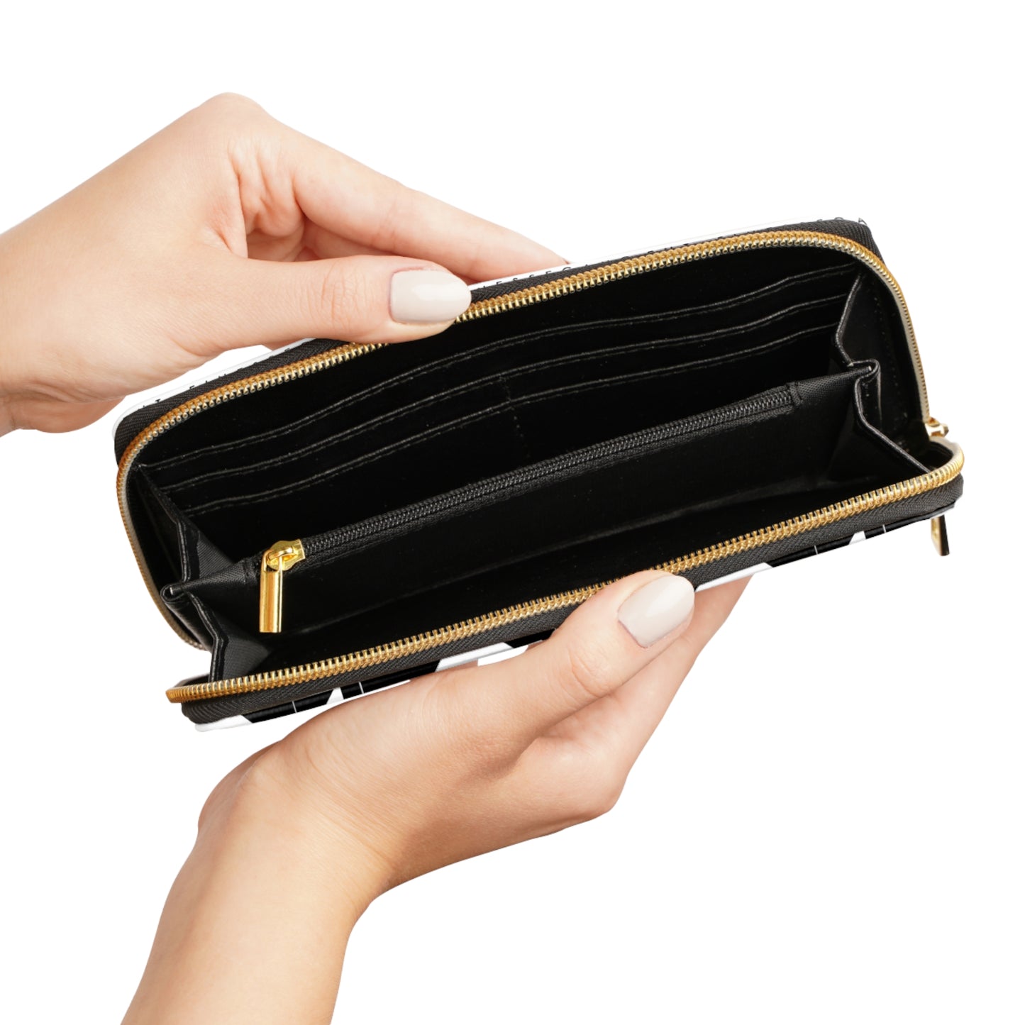 Stylish FGE Zipper Wallet - Chic Pouch, Travel Essential, Minimalist Accessory, Perfect for Gifting, Everyday Use