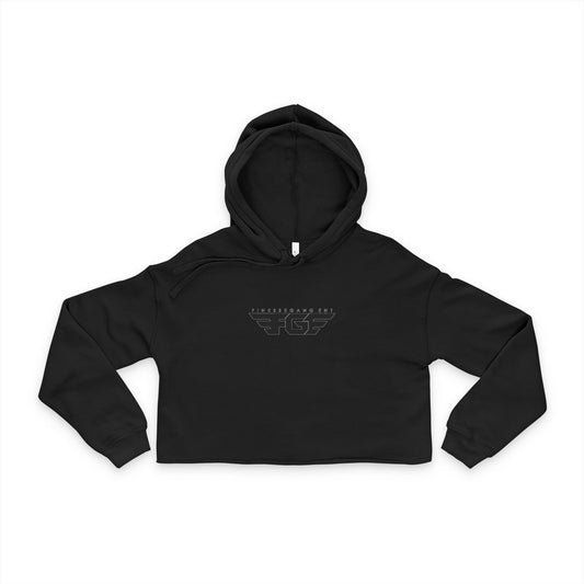 Cozy Women's FGE Cropped Hoodie, Trendy Sweatshirt, Casual Fashion, Outdoor Comfort, Gift for Her