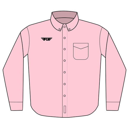 Embroideredy FGE Long Sleeve Work Shirt — Classic Button-Down