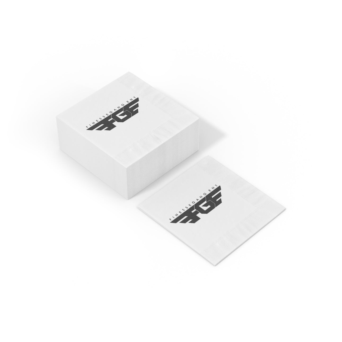 Custom FGE Logo Coined Napkins for Celebrations