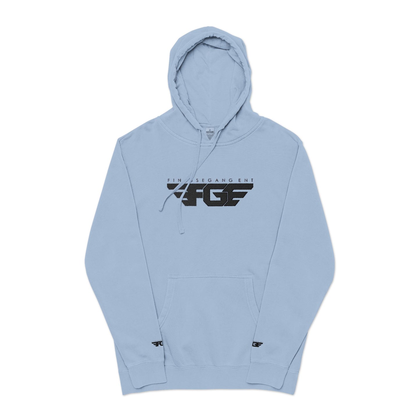 FGE Embroidered Unisex Pigment-Dyed Hoodie - Fall Vibes Apparel