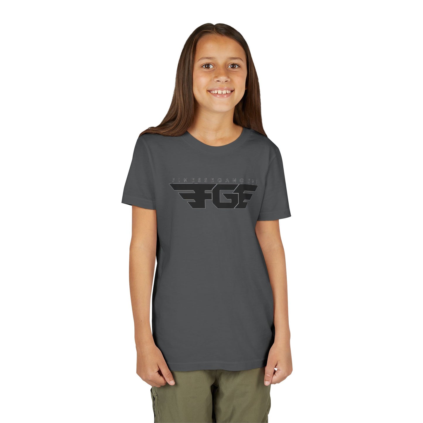 FGE Youth Tee — FitnessGang FGF Logo Graphic Tee