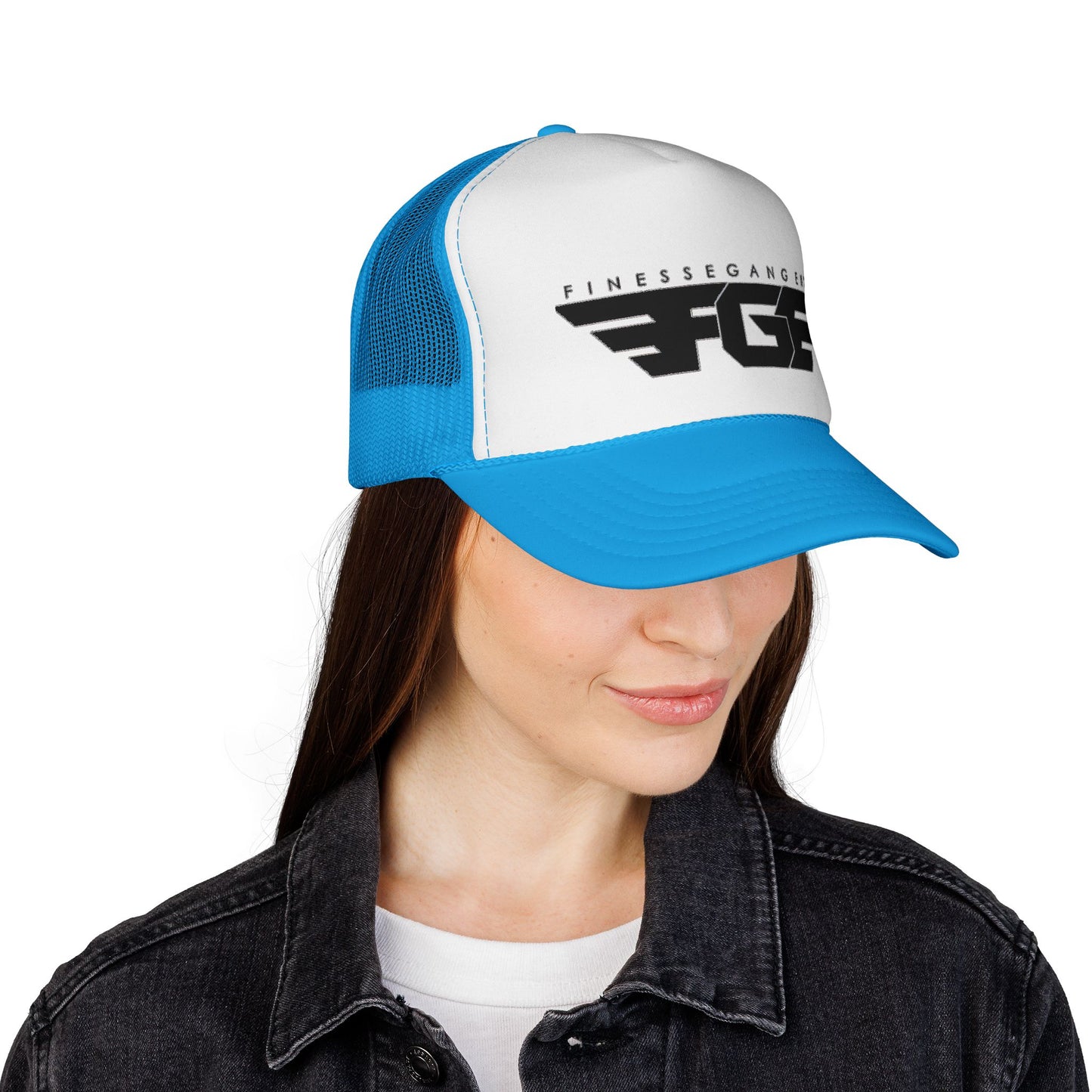 FGE Trucker Cap — FGF Retro Wing Logo (FitnessGang Ent)