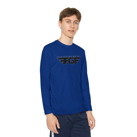 Youth FGE Long Sleeve Active Tee - Sportswear for Kids, Comfortable Athletic Shirt, Stylish Youth Tee for Team Events, Gift for Active Kids