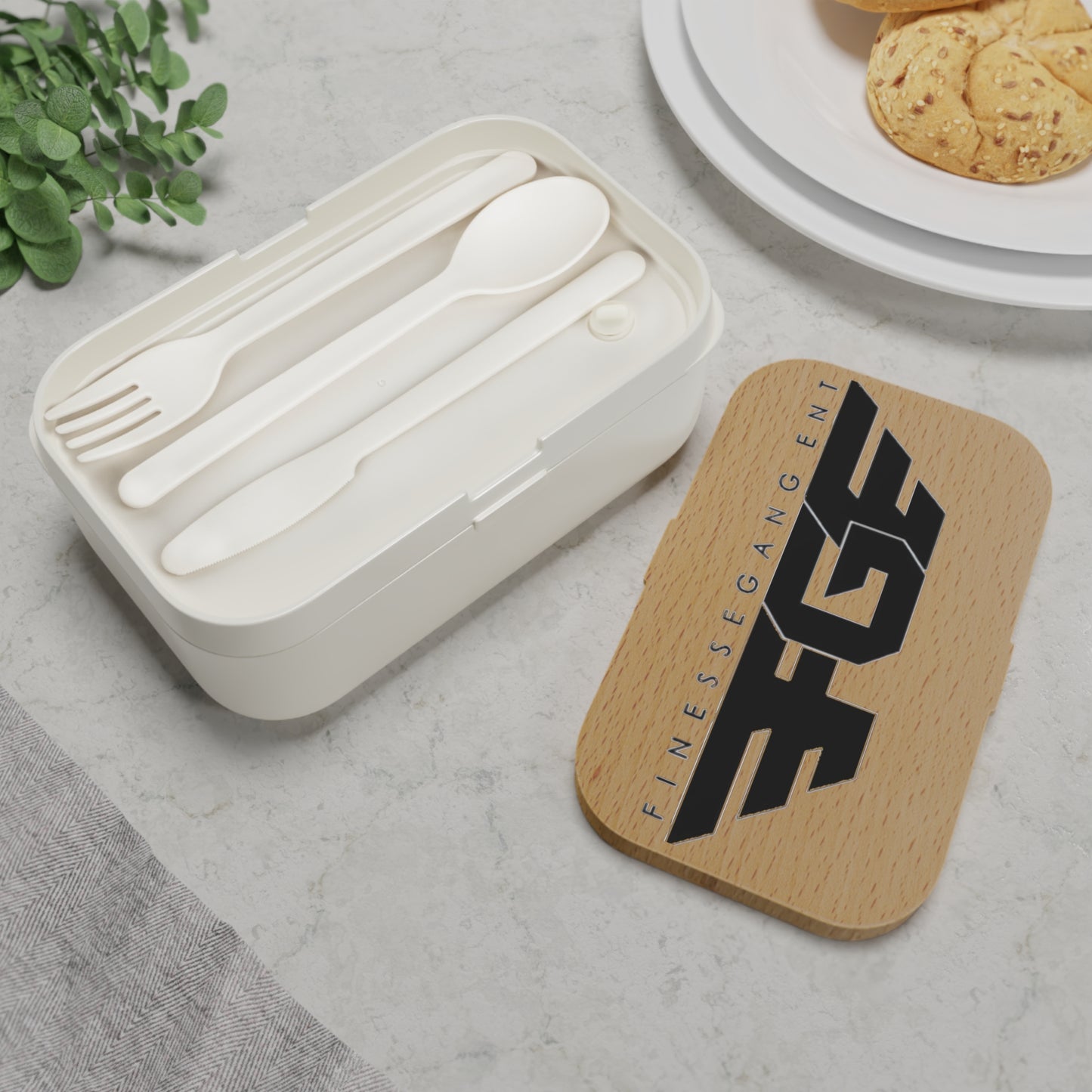 FGE Custom Bento Lunch Box with Finesse Gang Design
