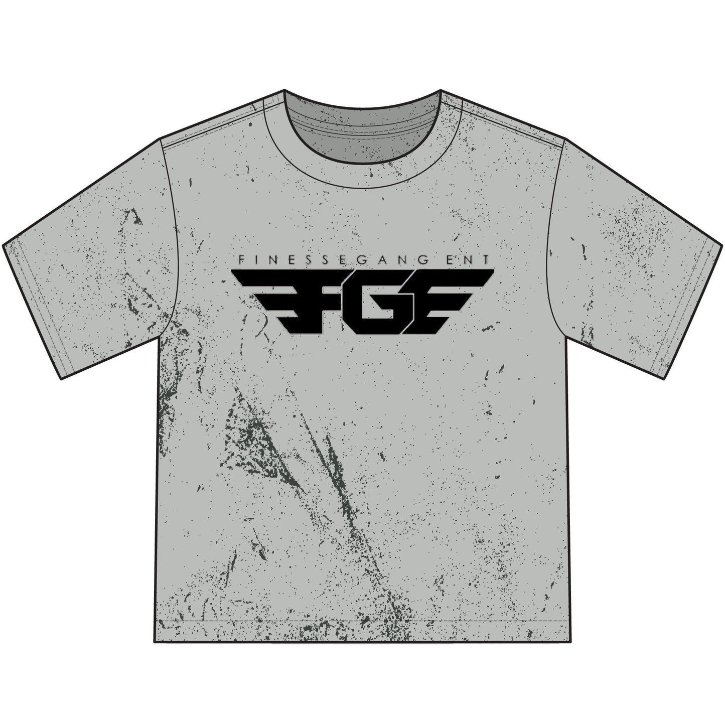 Finesse Gang Youth T‑Shirt — Distressed Logo Graphic Tee