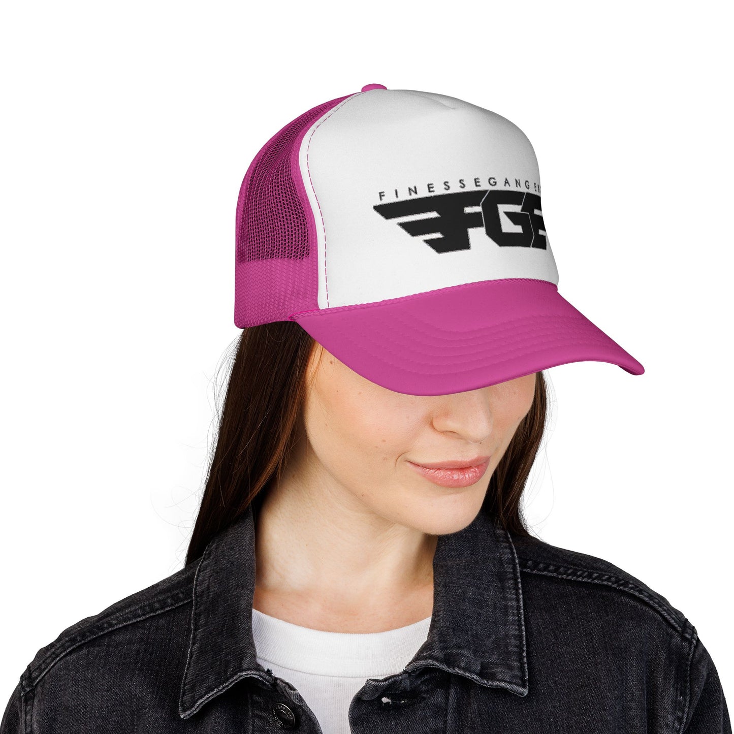 FGE Trucker Cap — FGF Retro Wing Logo (FitnessGang Ent)