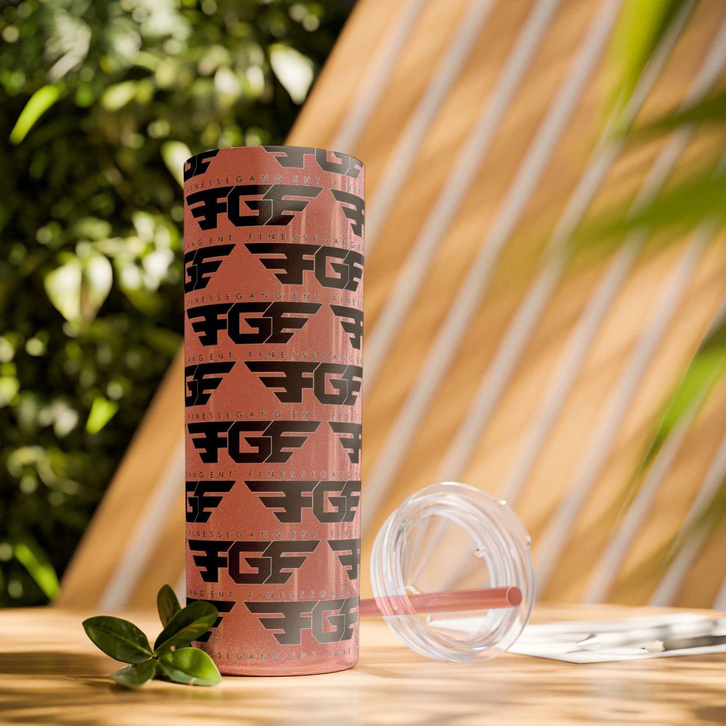 Stylish FGE Skinny Tumbler with Straw, 20oz - Perfect for Adventurers, Great Gift for Coffee Lovers, Modern Drinkware for Home, On-the-Go [...]