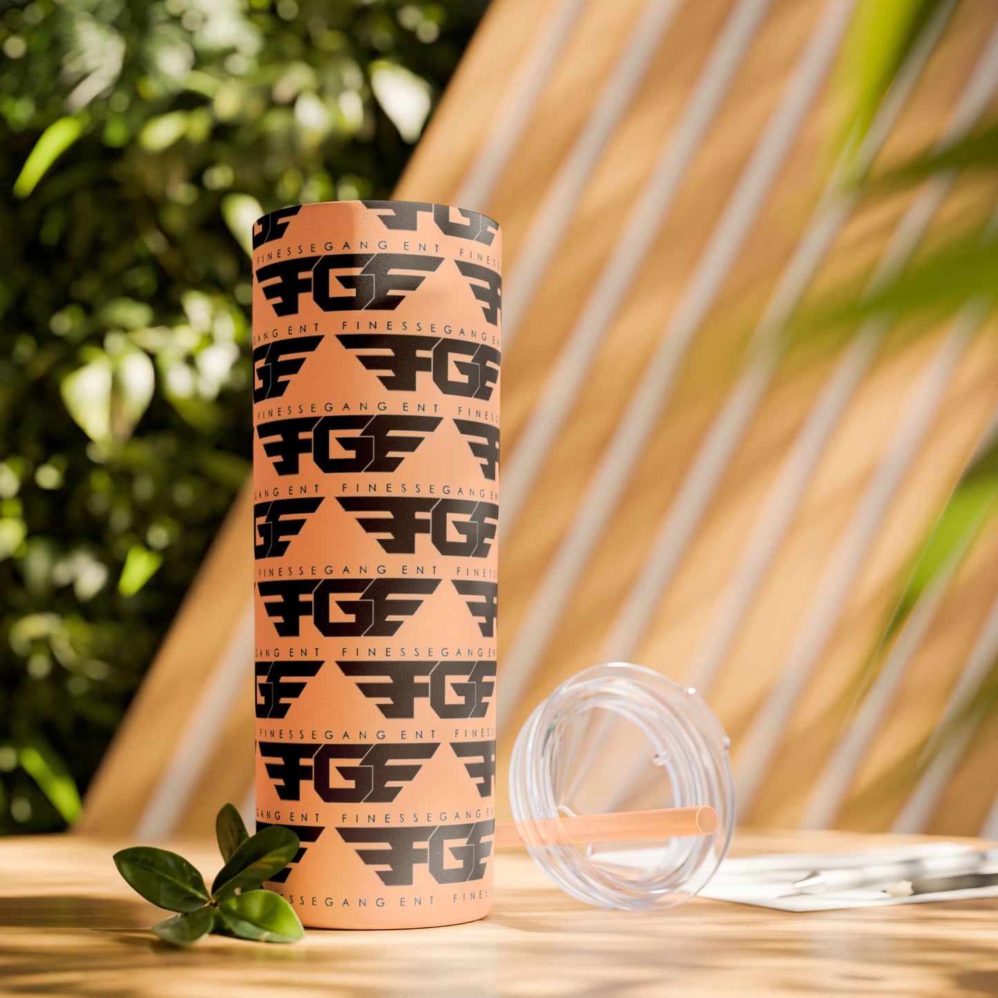 Stylish FGE Skinny Tumbler with Straw, 20oz - Perfect for Adventurers, Great Gift for Coffee Lovers, Modern Drinkware for Home, On-the-Go [...]
