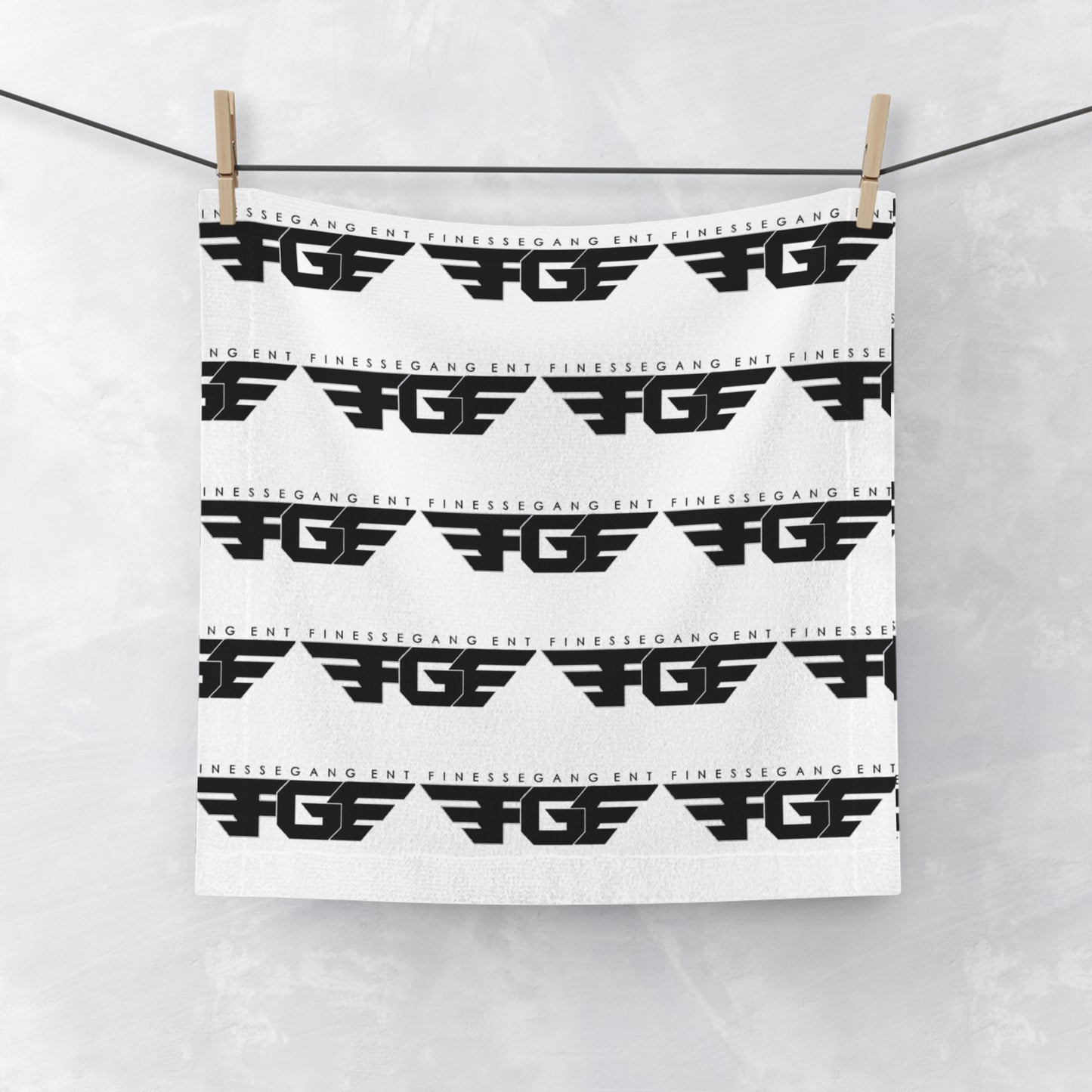 FGE Stylish Face Towel with Bold Design