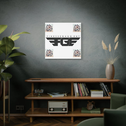 Finesse Gang Canvas Art, Urban Wall Decor, Music Room Decoration, Hip-Hop Home Accent, Unique Gift Idea, Modern Art Print