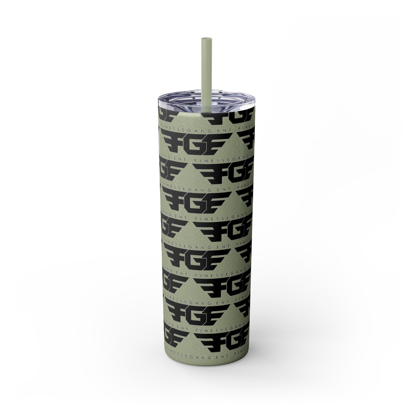 Stylish FGE Skinny Tumbler with Straw, 20oz - Perfect for Adventurers, Great Gift for Coffee Lovers, Modern Drinkware for Home, On-the-Go [...]