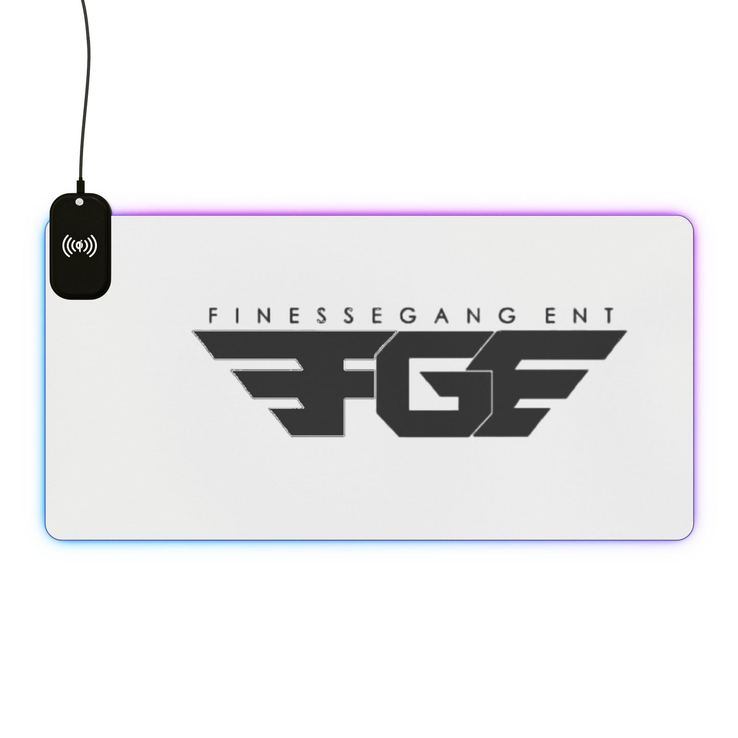 FGE LED Gaming Mouse Pad with Wireless Charging, Ergonomic Desk Accessory for Gamers, RGB Light-up Mousepad, Office Gift for Tech Lovers, [...]