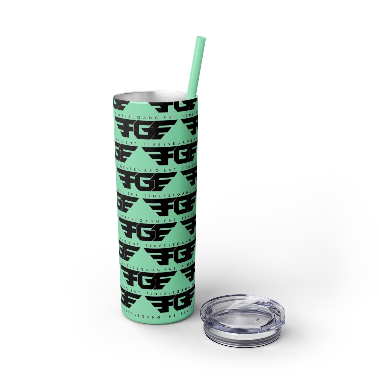 Stylish FGE Skinny Tumbler with Straw, 20oz - Perfect for Adventurers, Great Gift for Coffee Lovers, Modern Drinkware for Home, On-the-Go [...]