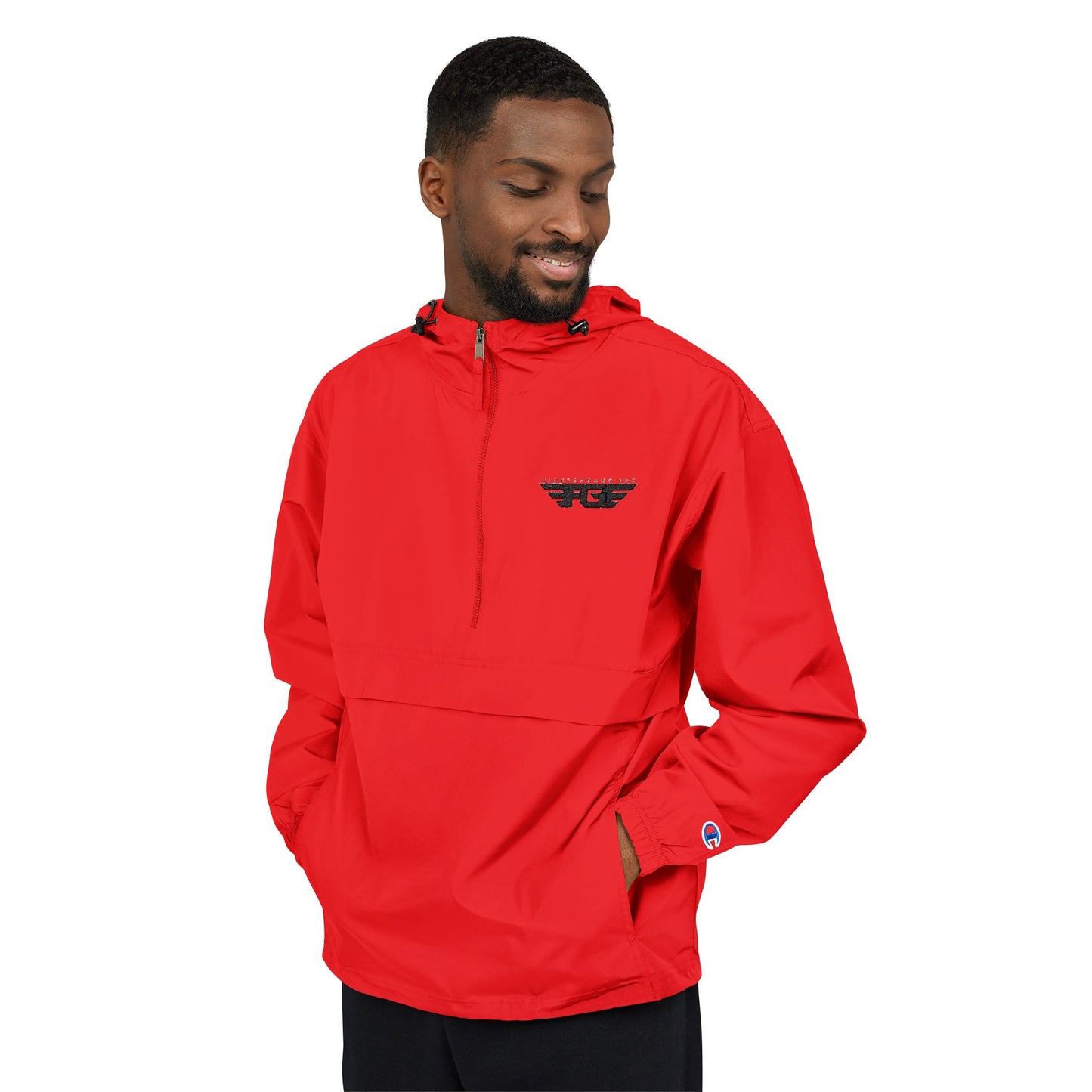 FGE Champion Unisex Packable Anorak Jacket | Lightweight Raincoat, Casual Outdoor Apparel, Travel Windbreaker, Perfect for Festivals, [...]