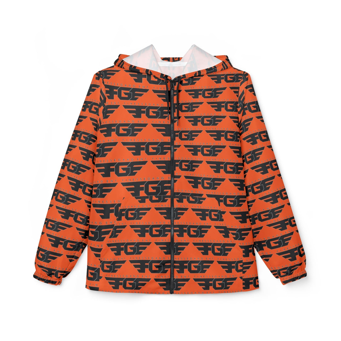 Orange FGE Windbreaker Jacket
