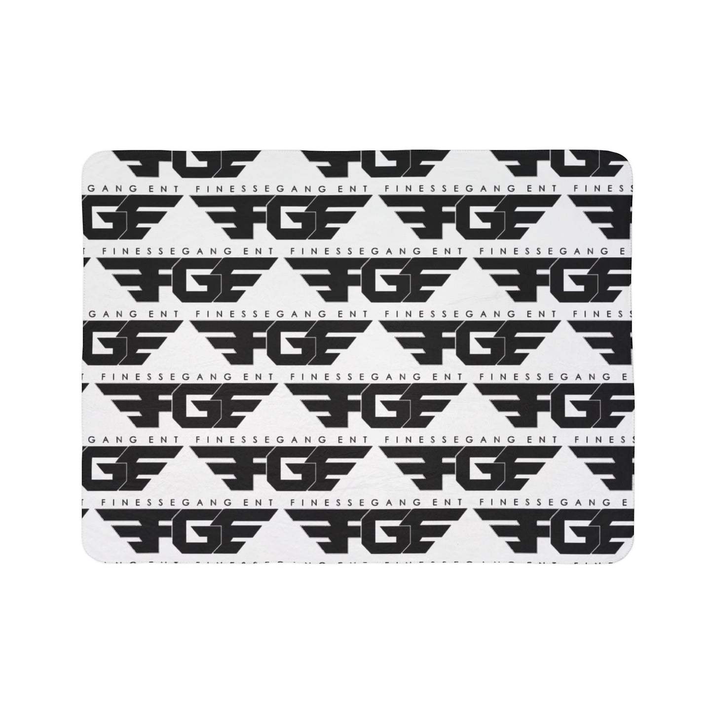 FGE Bold Fleece Sherpa Blanket for Cozy Nights, Great for Home Decor, Gifts, Camping, and Sports Events, Fine Style