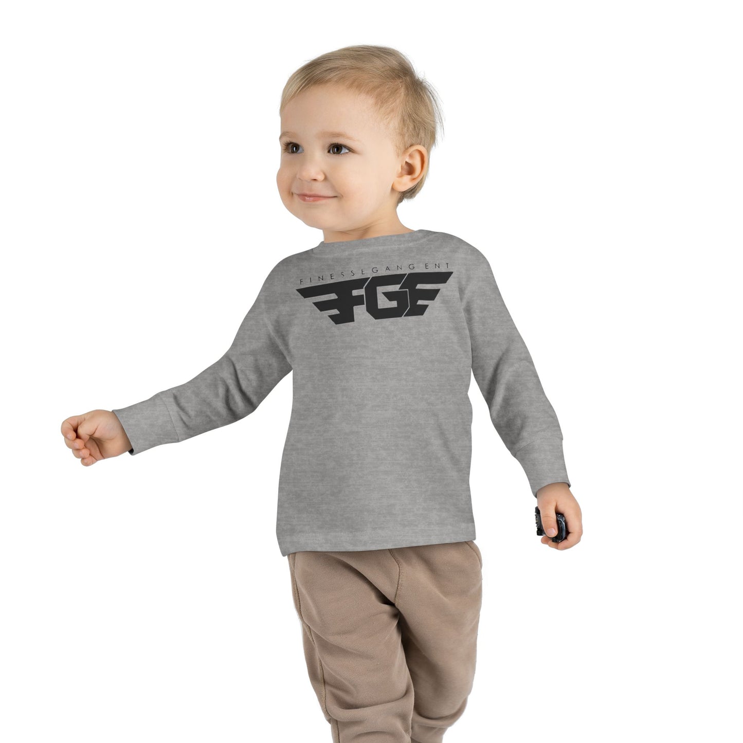 Toddler FGE Long Sleeve Tee - Stylish Wings Design for Little Flyers
