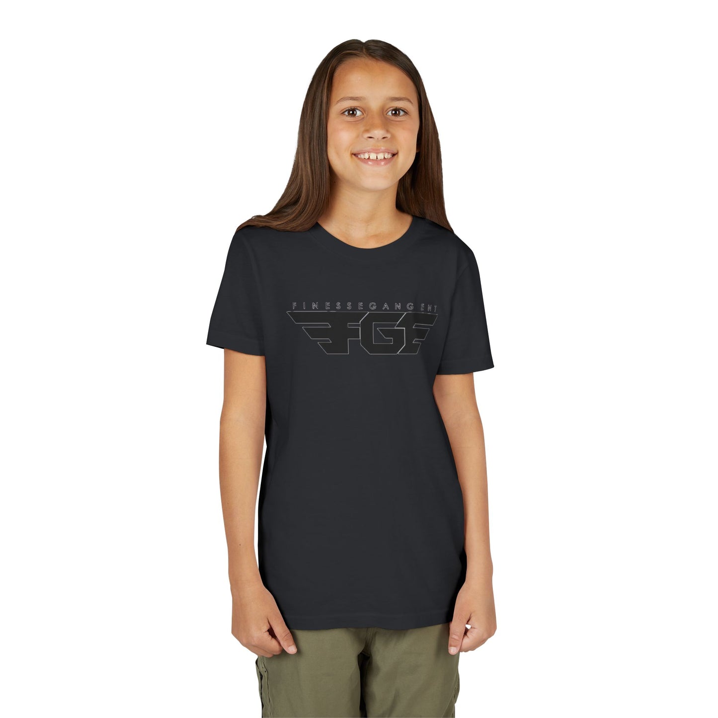 FGE Youth Tee — FitnessGang FGF Logo Graphic Tee