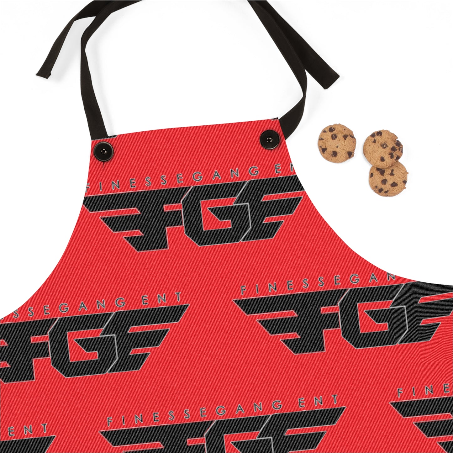 RED FGE Apron — Firebrand Logo Chef Apron (Red)